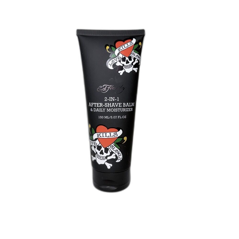 Love Kills Slowly By Ed Hardy For Men After Shave Balm & Daily Moist 5.07oz New